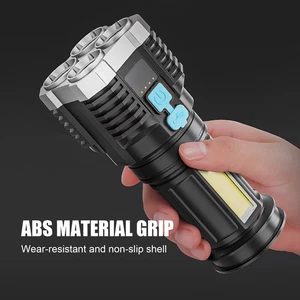 High Power Flashlight Rechargeable Flashlight Personal Weapons Defenses Self - Picture 1 of 8