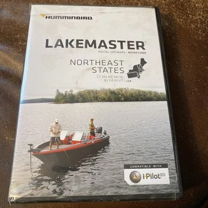 Humminbird Lakemaster Digital GPS Maps Micro Card Northeast States V 2.0 New - Picture 1 of 9