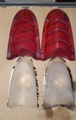 Juego de 1 lentes de luz trasera Buick Special Super Century Roadmaster 1955 Foto 1 de 4