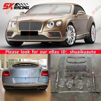 Parachoques delantero cromado para Bentley Continental GT 2016-18 Foto 1 de 4