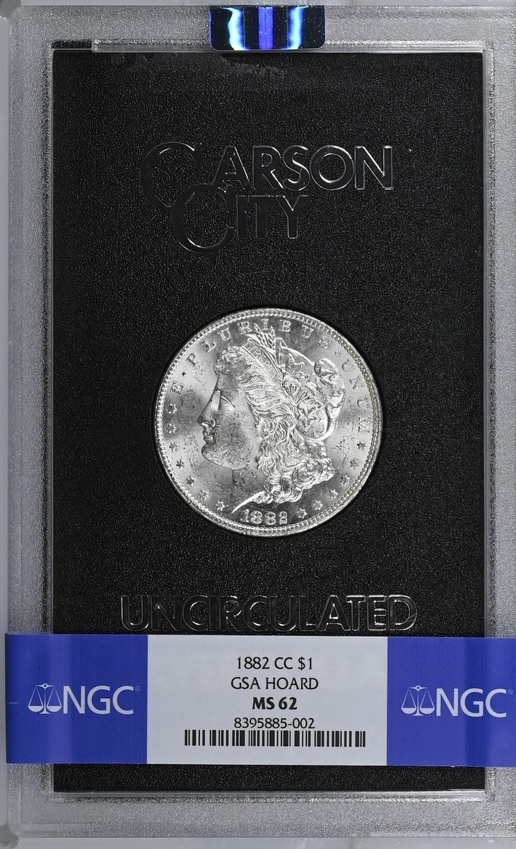 Carson City Grade MS 62 1882 Year Morgan US Dollars (1878