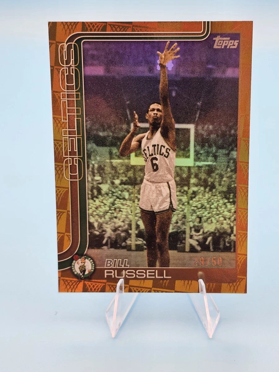 Topps Bill Russell Basketball Serial Numbered Sports Trading Cards