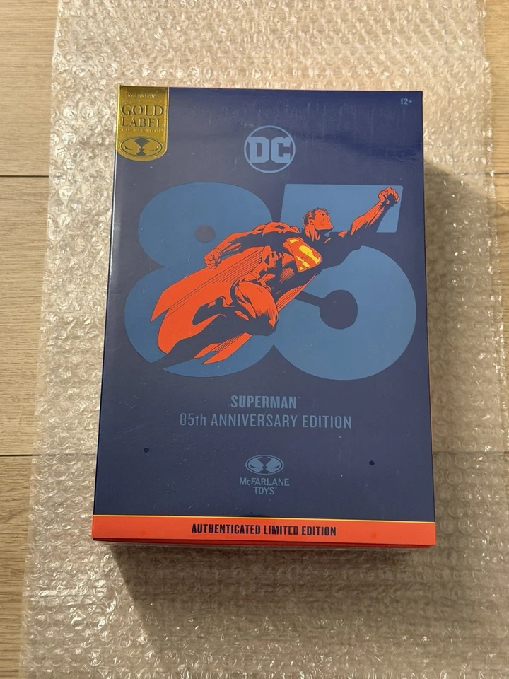 McFarlane Superman 85 Aniversario Etiqueta Dorada 2023 SDCC Exclusivo Nuevo Foto 1 de 4