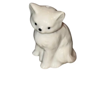 EUC! Takahashi Katze Figur weiß 2" Original Etikett - Bild 1 von 8