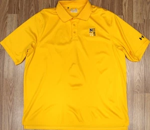 CAMISA POLO UNDER ARMOUR REGULAR FIT AZUL MARINO DE EE. UU. POLI/AMARILLO SPANDEX TALLA X-GRANDE, XL - Imagen 1 de 5