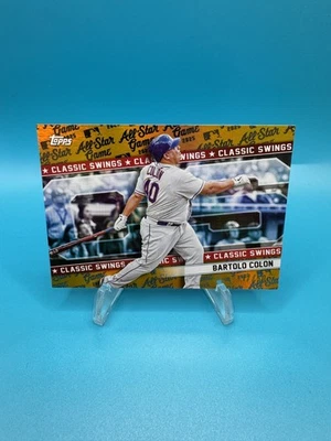 Bartolo Colon 2025 Topps Juego de Estrellas Clásico Columpios Oro #'ed/50 Mets CS-16 Foto 1 de 2