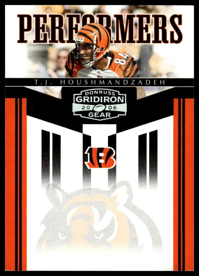2006 Donruss Gridiron Gear #PR-21 T.J. Houshmandzadeh Performers Silver #/250 - Image 1 of 2