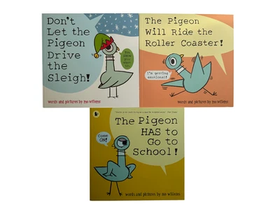 Mo Willems Children's Book Sleigh School Rollercoaster Lot 3 Foto 1 de 2