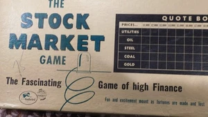 VINTAGE THE STOCK MARKET GAME 1955 BY GABRIEL COMPLETE - Picture 1 of 5