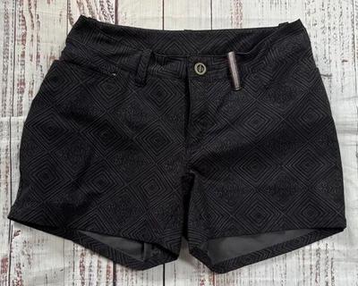 Pantalones cortos de senderismo Sherpa Adventure Gear Jatra al aire libre para mujer talla 2 negros grises Foto 1 de 4