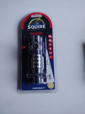 Squire Combi Bolt Lock 4 wheel re-codable combination 120 mm COMBI4 Brand New. - Image 1 of 4