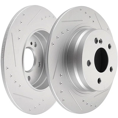 Rotores de freno de disco traseros para Mercedes-Benz C230 C250 C300 2008 2009 2010 - 2012 Foto 1 de 4