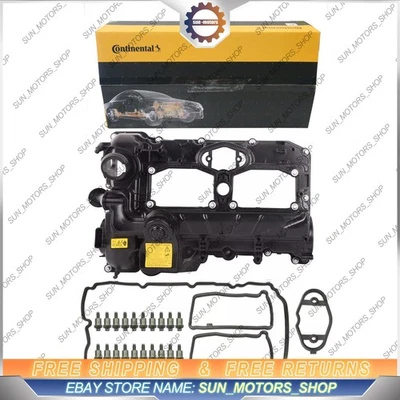 Cubierta de válvula de motor con junta para BMW 320i 328i 528i X3 X5 X1 Z4 2,0 L 11127588412 Foto 1 de 4