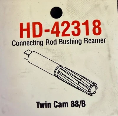 Harley-Davidson HD-42318 varilla de conexión buje escariador doble leva/modelos B (EN2) Foto 1 de 4