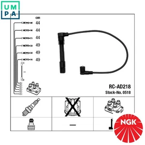 IGNITION CABLE KIT 0518 FOR SKODA VW AUDI 100 A4/S4/Convertible A6/S6 A8/S8 2.8L - Picture 1 of 11