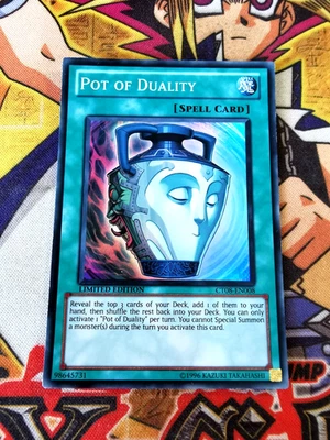 Pot of Duality ct08-en008 Ltd Ed (LP/MP) Super Rare Yu-Gi-Oh! - Image 1 of 4