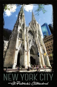 Postcard New York City St Patrick's Cathedral MINT Unused - Picture 1 of 1