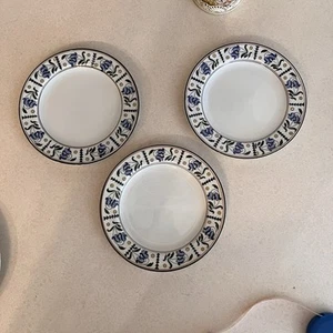 Bluebell Wood & Sons Bread And Butter Plates 6 5/8” Set Of 3 - Picture 1 of 4