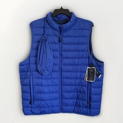 Chaleco acolchado acolchada para hombre Club Room XXL en azul $100 Foto 1 de 3