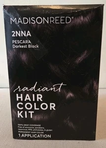 Madison Reed 2NNNA PESCARA Darkest Black 100% Gray Coverage Damaged Box - Picture 1 of 4