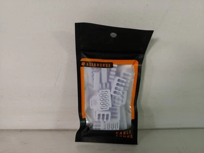 Lot of 5 New AsiaHorse 2023 Computer Organization Cable Combs (White) - Image 1 of 3