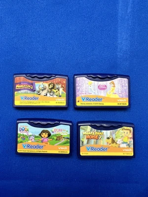 V.Reader Games Lot of 4 Madagascar 3, Dora The Explorer, Disney, - Image 1 of 2