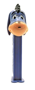 VTG EEYORE PEZ DISPENSER DISNEY WINNIE THE POOH PLASTIC FOOTED SLOVENIA - Picture 1 of 5