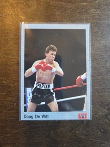 DOUG DeWITT "The Cobra" Youngstown, Ohio 1991 AW Sports Boxing Card #14 - Picture 1 of 2