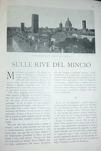 # ARTICOLO : SULLE RIVE DEL MINCIO - MANTOVA / DONNA ROMAGNOLA -1929 - Imagen 1 de 2