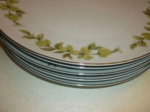 SET OF 5 AMCREST JEAN  7 1/2 INCH SALAD PLATES MADE IN JAPAN - Picture 1 of 3