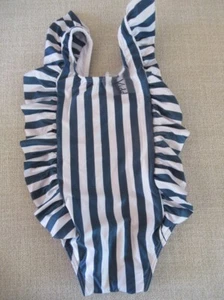 Kiddy Flowers One Piece Swim Hamptons Navy Girls 6 - 12 M Kenny - Picture 1 of 3