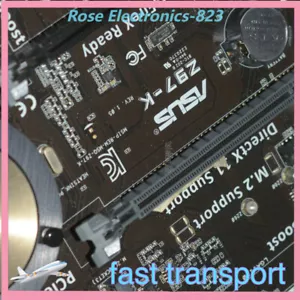 Z97-K ASUS Motherboard Intel LGA1150 Intel Z97 DDR3 VGA DVI HDMI Free Shipping - Picture 1 of 5