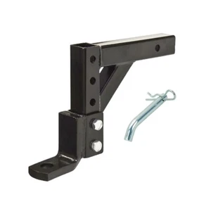 New 10" Adjustable Hitch Drop Ball Mount 2" Trailer Reciever 8 Positions - Picture 1 of 2