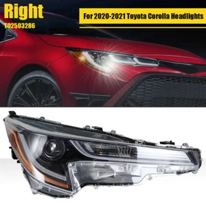 Fit For Toyota Corolla 2020-2021 LED Projector Headlight Headlamp Right Side - Picture 1 of 6