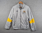 Umbro MANCHASTER CITY Etihad Men's Retro 2010 Grey Football Track Jacket Size M