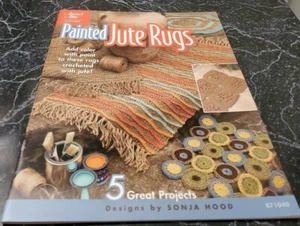 AK2 ANNIE'S ATTIC 2010, PAINTED JUTE RUGS CROCHET PATTERN LEAFLET - Picture 1 of 2