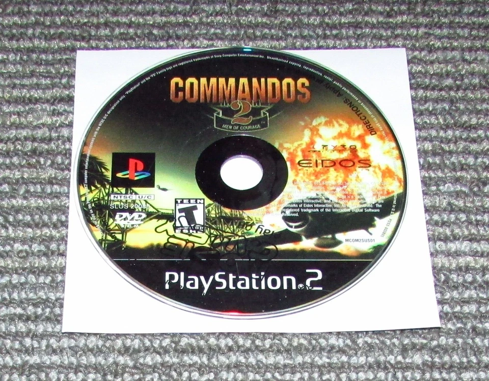Commandos 2: Men of Courage (Game Only) Playstation 2 PS2 Fast Shipping - Image 1 of 1