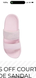 Women's Nike Offcourt Duo Slide Barely Rose Pink Oxford Size 10 - Picture 1 of 6