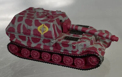 Vintage Micro Machines GI Joe Vs Cobra Gray Maroon Elephant Zimmerit Tank 1998 - Image 1 of 3