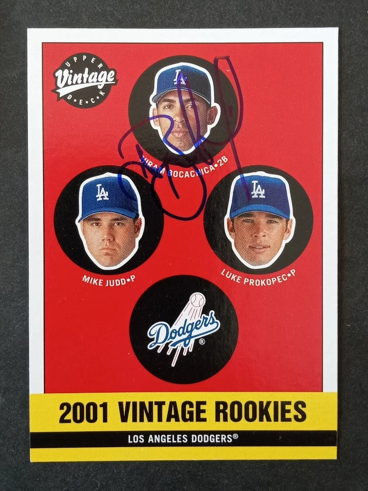 2002 Upper Deck (Vintage) SIGNED: Hiram Bocachica, DODGERS #361 - Image 1 of 1
