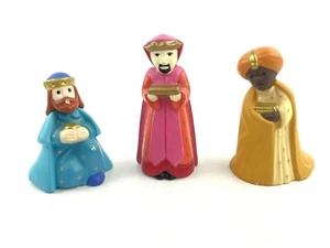 Hallmark Merry Miniatures Belén Navidad 1989 Tres Reyes Tres Sabios Figuras - Imagen 1 de 7