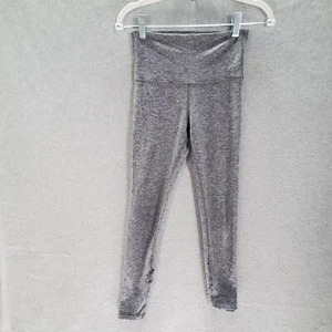 Ivivva Girls Activewear Pants 12 Gray Leggings Skinny High Rise 23" Inseam READ - Picture 1 of 10