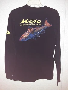 MOJO Sportswear Co. L/S 100% Cotton Black T-Shirt Size M - Picture 1 of 6