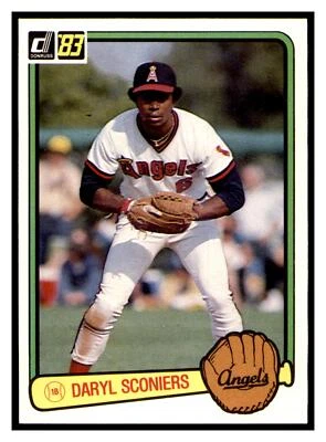 1983 Donruss Daryl Sconiers #141 California Angels - Image 1 of 2
