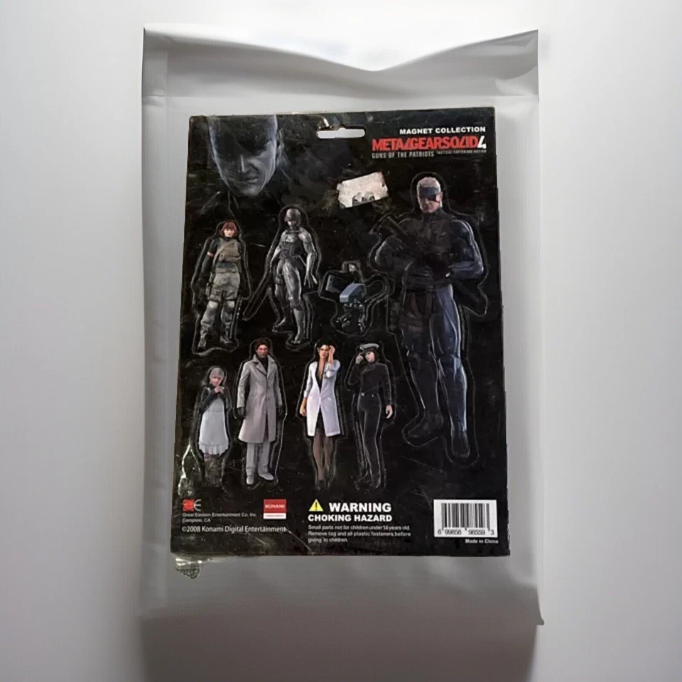 Metal Gear Solid 4 Guns of The Patriots Коллекция Магнитов РЕДКИЙ Новый* - См. Описание. - Изображение 1 из 4