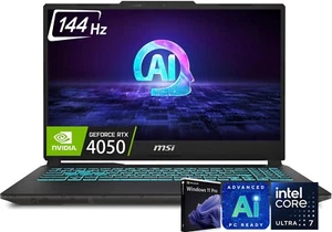 MSI Cyborg AI Gaming Laptop 15.6" FHD 144Hz Intel Core Ultra 7 155H 64GB 4TB SSD - Picture 1 of 10