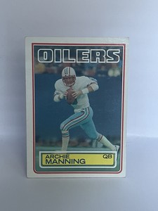 1983 TOPPS "ARCHIE MANNING" OILERS #278