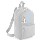 Personalised Kids Backpack Rabbit Design Girls Boys Back To School Rucksack Mbpr