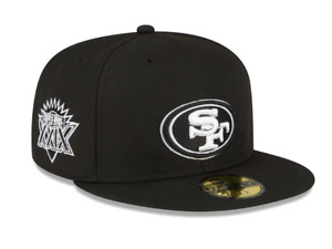 San Francisco 49ers New Era Super Bowl XXIX Side Patch 59FIFTY Fitted Hat, Black
