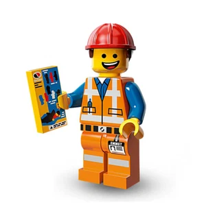 LEGO Hard Hat Emmet & Accessories - The LEGO Movie Series 1 - Brand New - Picture 1 of 1